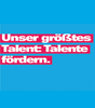Handwerksbanner Motiv: Unser größtes Talent: Talente fördern. 3 Größen verfügbar.